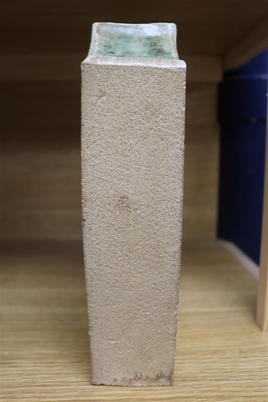 A large Troika pottery vase